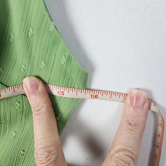 Revolve NBD Andre Midi Dress in Pistachio Size XS Swiss Dot Fairycore Whimsical - Picture 6 of 7